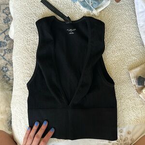 Urban Outfitters cropped v neck tank top